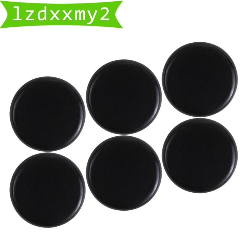 [lzdxxmy2]6 ชิ้นนวดร้อนหินอุ่นเกลือธรรมชาติ 4 X 3 ซม.