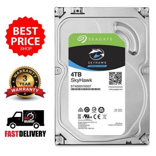 Harddisk 4TB Seagate Skyhawk ลัง 20 ลูก (3Yrs TH Warranty)