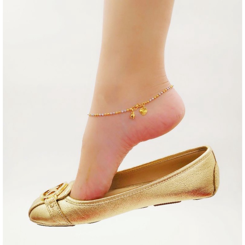 24K Korean Gold Shine Pung Store กําไลข้อเท้าสําหรับผู้ใหญ่ GKD-10