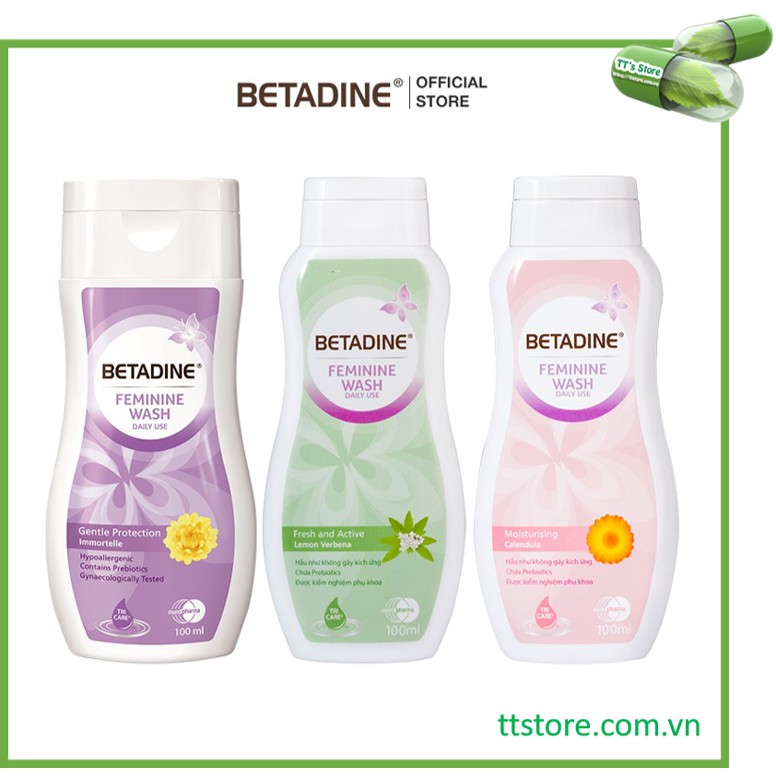 Betadine Feminine Wash Daily Use 100ml - DDVS Betadine