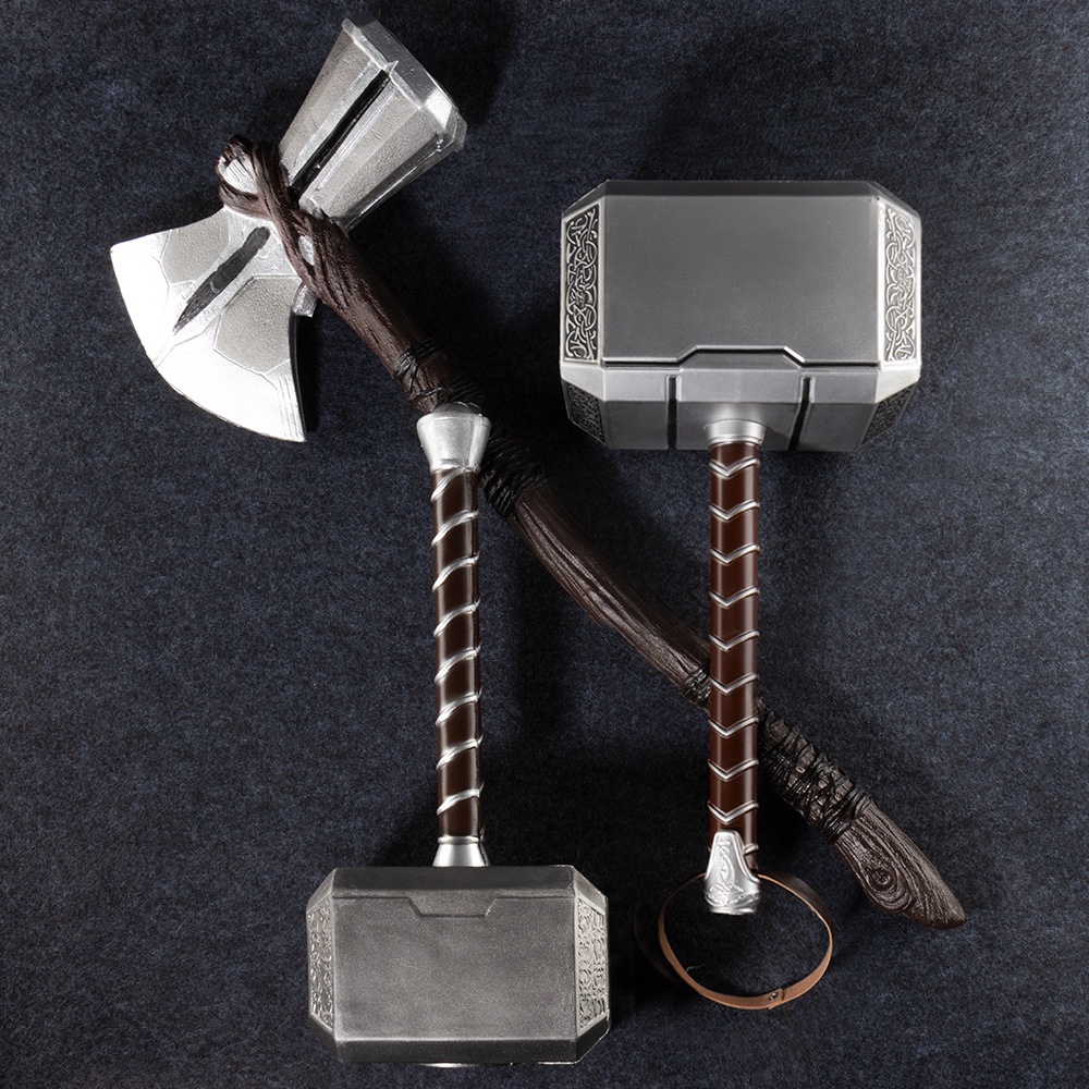 11 Thor's Hammer Thor Axe Strombreaker Thunder Cosplay Weapons Model