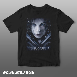 แขนสั้นcrew neckKazuya TM-0061 เสื้อยืด ลาย UNDERWORLD - EVOLUTION - MovieS-XXXXL