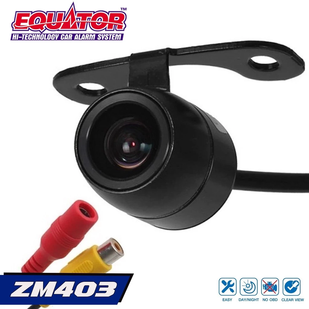 กล้องถอยหลังติดรถยนต์แบบปีกผีเสื้อกลม EQUATOR Rear Camera รุ่น ZM403 กล้องมองหลัง ติดกับวิทยุ จอ2ดิน ชัดทั้งกลางวันและกล thumbnail 4