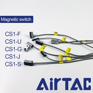 Airtac Cs1 - F Cs1 - U Cs1 - G Cs1 - J Cs1 - S อุปกรณ์เซ็นเซอร์สวิตช์มีไฟ Led แสดงสถานะ สินค้าพร้อมส่ง  ส่งของทุกวัน