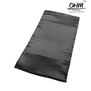 OHM ปลอกที่นอนปิคนิคแบบมีซิป ผ้าเครปซาติน 220 เส้น ขนาด 5 ฟุต (สีเทาเข้ม)