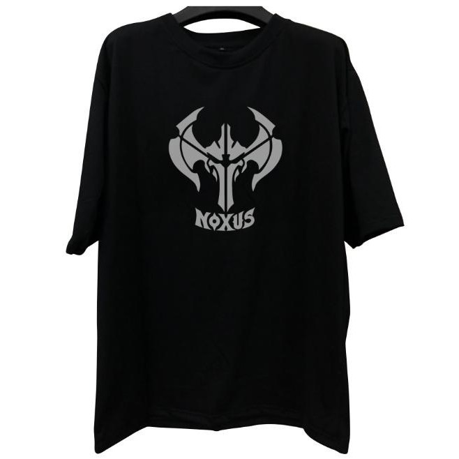 ATPQ - เสื้อยืดสะท้อนแสง Unisex พิมพ์ลาย Noxus League of Legends Hammer Blade - เสื้อเชิ้ตคุณภาพ