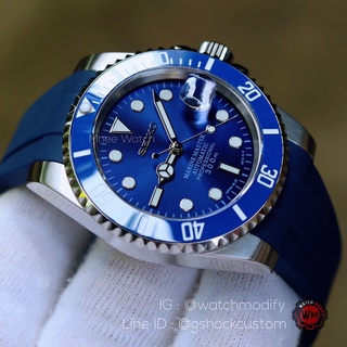 Seiko Modify Blue Submarine สายRubber (Seikomod)