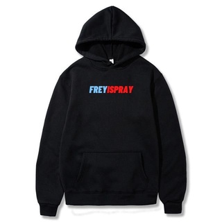 ROUND คอลูกเรือFreyispray เสื้อกันหนาว มีฮู้ด ลายตํานาน FREYISPRAY.ID-4XL