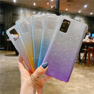 เคสนิ่มไล่สี Samsung Galaxy S20 FE/Fan Edition 5G : เคสประกายเพชรทูโทน