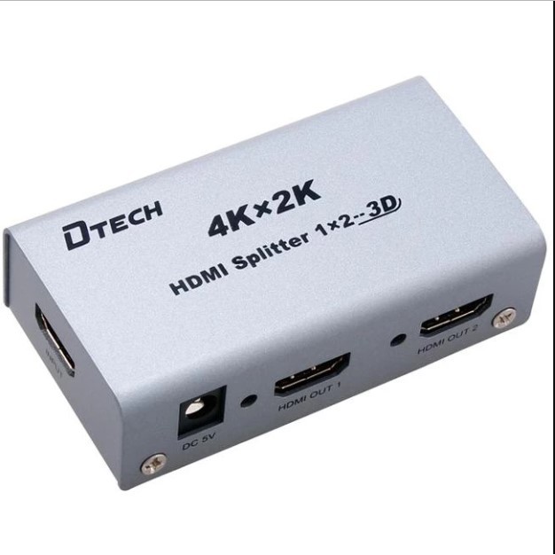hdmi เข้า 1 ออก2จอ splitter Dtech สายhdmi