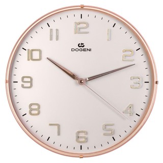 clock WALL CLOCK DOGENI WNP029RG 14" ROSE GOLD Home decoration Home &amp; Furniture นาฬิกา นาฬิกาแขวน DOGENI WNP029RG 14 นิ้