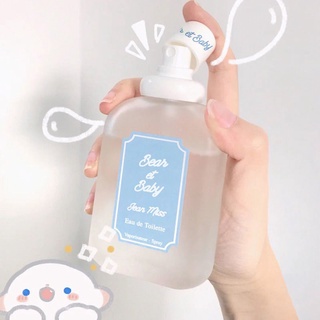 น้ำหอมยอดฮิต Bear et Baby 50ml. มี6กลิ่นนะค้า (เป็น eau de toilette) ฉีดไปเรียน ไปเล่น ไปเที่ยว ขวดหัวสเปรย์ดีไซน์น่ารัก