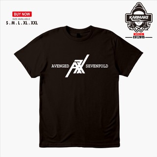 ROUND คอลูกเรือเสื้อยืด พิมพ์ลาย Karimake Band Avenged Sevenfold Music-4XL