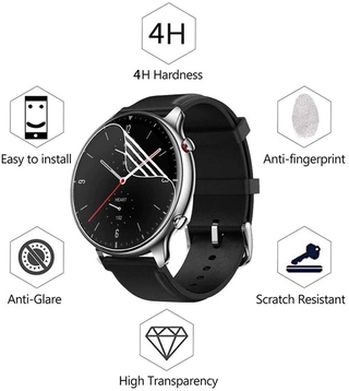 ฟิล์มกันรอยหน้าจอ 3 ชิ้นสําหรับ Xiaomi Huami Amazfit Gtr2 Smart Watch Gtr2