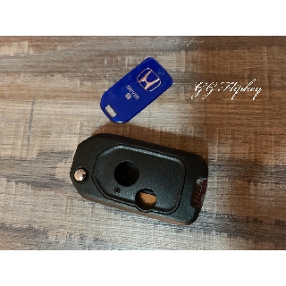 กุญแจพับ Honda Jazz ge 08-13 City 08-13 Brio Amaze Civic 08-13 crv 08-13 พร้อมโลโก้ H น้ำเงิน Hybrid