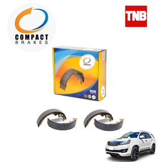 COMPACT ผ้าเบรคหลัง ก้ามเบรคหลัง Toyota Fortuner โตโยต้า ฟอร์จูนเนอร์  2004-2014