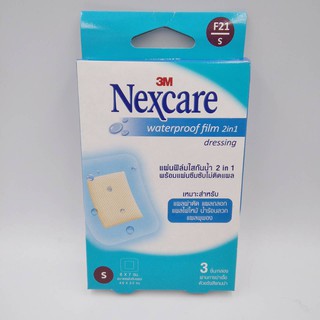 3M Nexcare Waterproof film 2in1 F21 1 กล่อง มี 3 ชิ้น