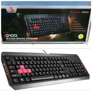 คีย์บอร์ดเกม Bloody Q100 โดย A4tech