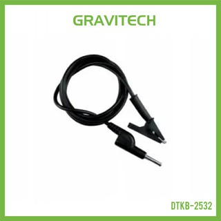 [Gravitechthai]2mm Banana to Alligator Jack Cable 100cm - Black