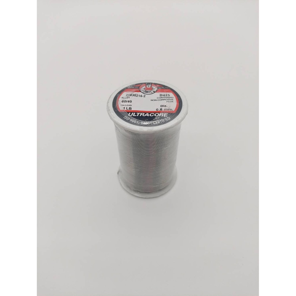 ตะกั่วบัดกรี Ultracore 1ปอนด์ (0.8mm)