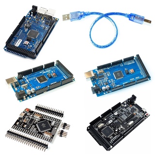 บอร์ดทดลอง USB MEGA2560 MEGA 2560 R3 ATmega2560-16AU CH340G ADK AVR MEGA2560 สําหรับ arduino