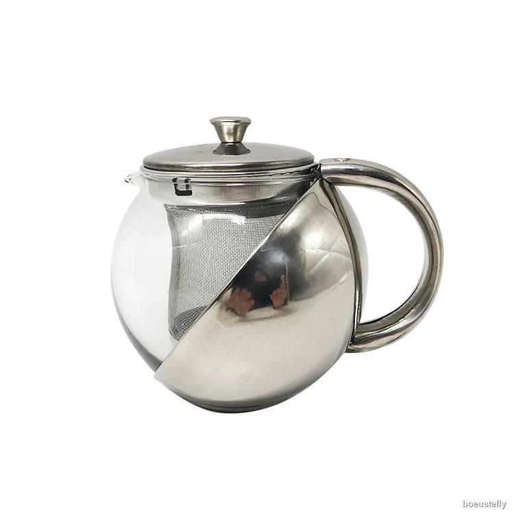 หม้อ Ruyi กับขวดแก้วอเนกประสงค์ Tea Ball Teapot สแตนเลสแก้วกาน้ำชา