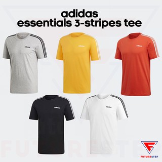 เสื้อยืดคอกลมชาย adidas Essentials 3-Stripes Tee
