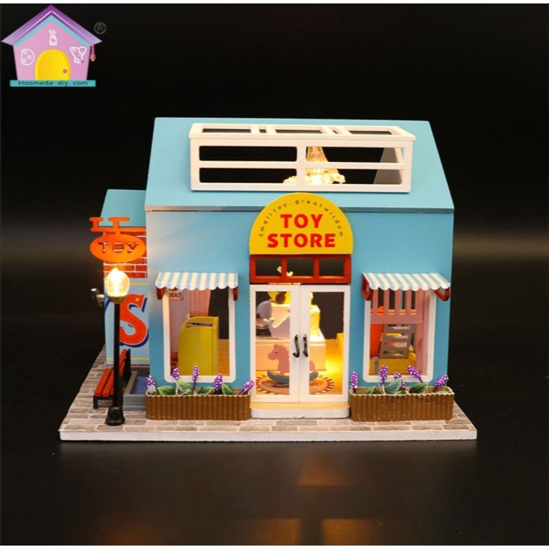 บ้านตุ๊กตาD64ร้านขายของเล่น Toy Store