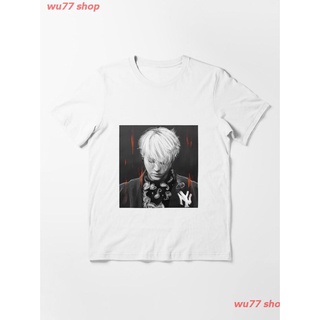 New Suga Essential T-Shirt ผู้หญิง ดพิมพ์ลาย ดผ้าเด้ง คอกลม cotton ความนิยม discount Unisex