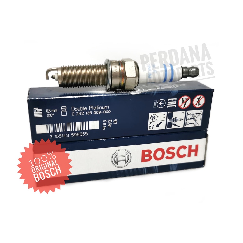 BOSCH หัวเทียน Double Platinum YR6NPP332 YR7MPP33 VR7SPP33 BOSCH เดิม