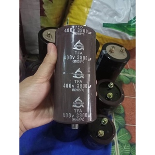 Capacitor 3900uF 400 Vdc  ตัวเก็บประจุ SAMYOUNGขนาดสูง13x6.5CM. คาปาซิเตอร์ 3900UF 400Vdc ของแท้พร้อมส่ง