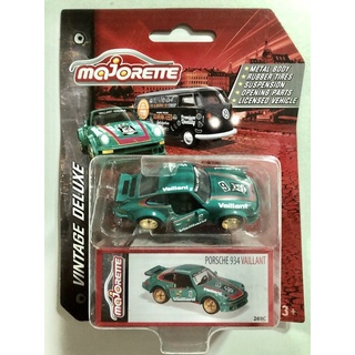 โมเดลรถเหล็ก Majorette Porsche 934 vaillant #Green สีเขียว