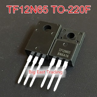 TO-220F 5 ชิ้น 12N65 TF12N65 TO-220 12A/650V MOSFET ทรานซิสเตอร์ pxa5