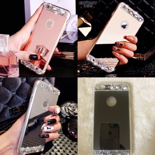 เคสไอโฟน5 ถึง 7+โรสโกลด์ ทอง เงิน ดำ(stockcbi)