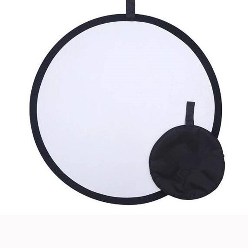 30/60/80/110cm แผ่นรีเฟล็กซ์ สะท้อนแสง 2in1/Reflector ฟรีถุงพกพา Multi Functional Collapsible Light Reflector