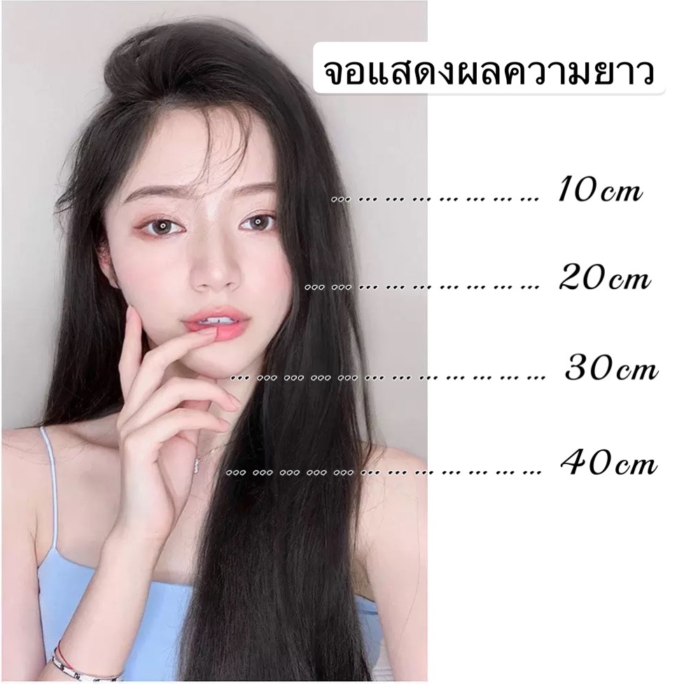 แฮร์พีชเสริมผมหนา แผ่นแปะผม ผมปลอม ชิ้นวิกผม การออกเพิ่มเติม ทำจัดแต่งทรงผม แผ่นรองหัวเบาะ ผมหงอก Wig piece Head pads ha