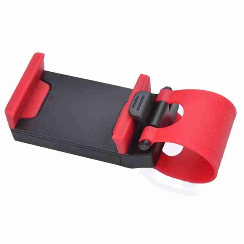 ∈☞▧Bracket Support Mobile-Phone-Holder Smartphone GPS Car for Steering-Wheel Universal P8I6