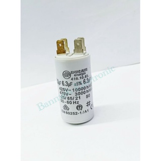 6.3UF 450V CAPACITOR MOTOR แบบเสียบ 6.3uf450v ของแท้เกรดดี100% Made in Romania คาปาซิเตอร์ คอนเดนเซอร์ แคปรัน