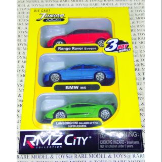 รถเหล็ก RMZ City ลิขสิทธิ์แท้ 1:64 ชุด 3 คัน