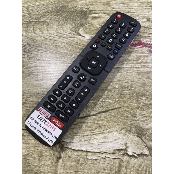 👍รีโมททีวีHisenseมีปุ่มNetflix YouTube