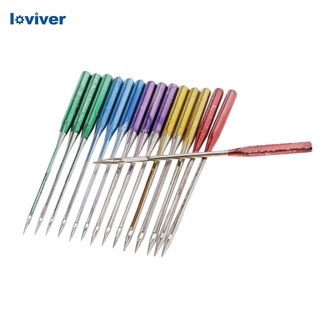 Loviver เข็มจักรเย็บผ้า 75 / 11 80 / 12 90 / 14 100 / 16 110 / 18 ชุด 15