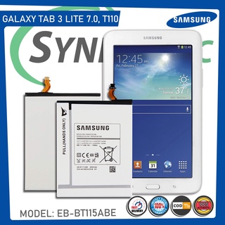 *แบตเตอรี่ Samsung Galaxy Tab 3 Lite 7.0 T110, T111, T116 รุ่น:EB-BT111ABC แบต(3600mAh)/ส่งตรงจาก กทม./รับประกัน 3เดือน.