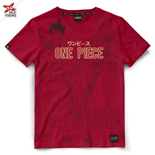 Dextreme เสื้อวันพีซ (DOP-1319) One Piece ลาย ลูฟี่ Luffy,โซโล Zoro มี สีกรม และ สีแดง