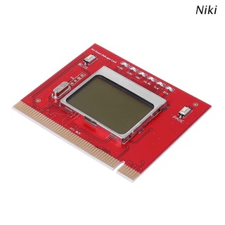 Niki Lcd Pci Pci การ์ดทดสอบวิเคราะห์คอมพิวเตอร์คุณภาพสูง