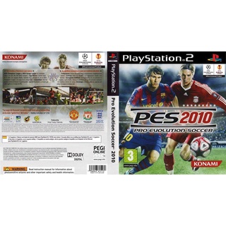 แผ่นเกมส์ PS2 PES Pro Evolution Soccer 2010   คุณภาพ ส่งไว (DVD)