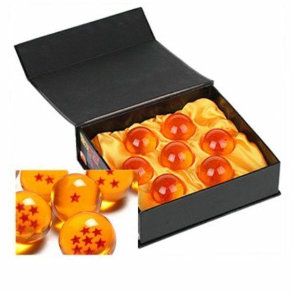 ลูกบอล dragonball z stars คริสตัล 35 มม. 7 ชิ้นพร้อมกล่องของขวัญ