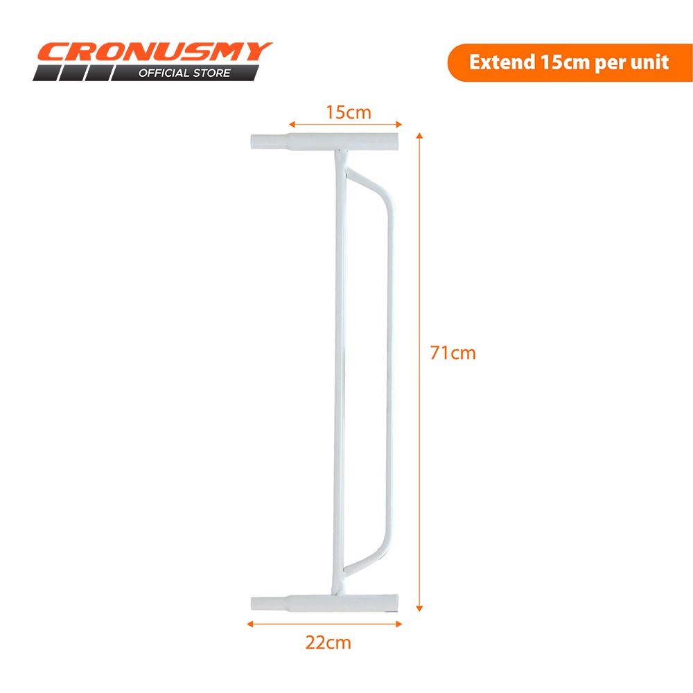 Asogo Baby Gate Extension 15cm 888-EB เหมาะสําหรับรุ่น 886 / 888 ประตูเด็ก