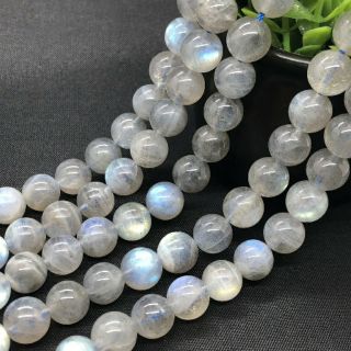 Labradorite gray A3 10mm. (10 เม็ด/set)