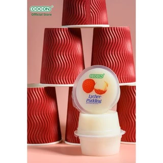 [4 แถม 1][สต๊อกใหม่] Cocon พุดดิ้งเยลลี่ผสมวุ้นมะพร้าวรสผลไม้ต่างๆ แพ็ค6ถ้วย