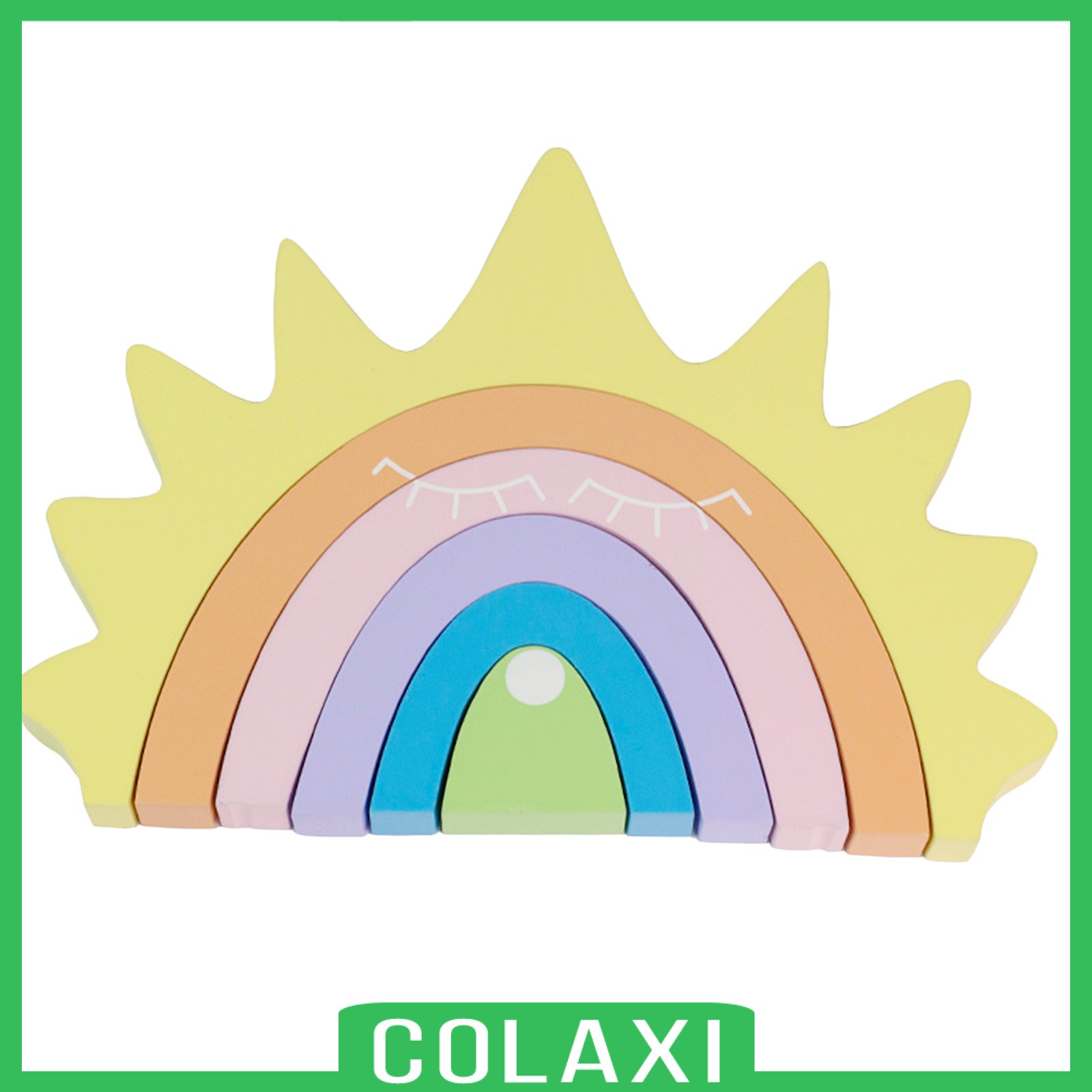 nesting rainbow block set